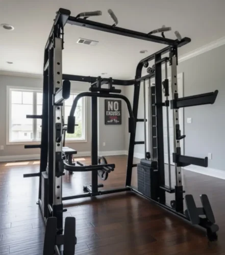 Jaula multifuncional black smith machine photo review