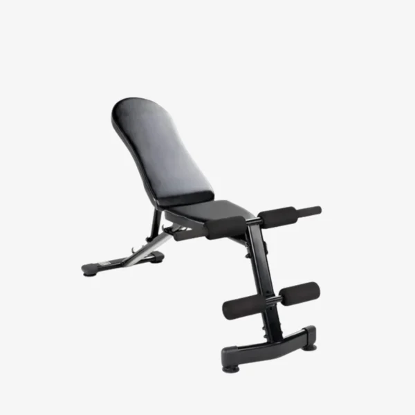 Banca multiposiciones con extension de rodilla