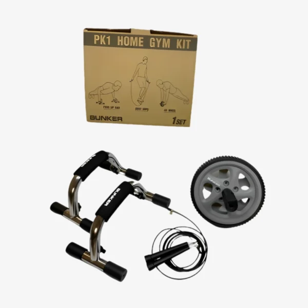 Kit home gym para ejercicios de fuerza y resistencia