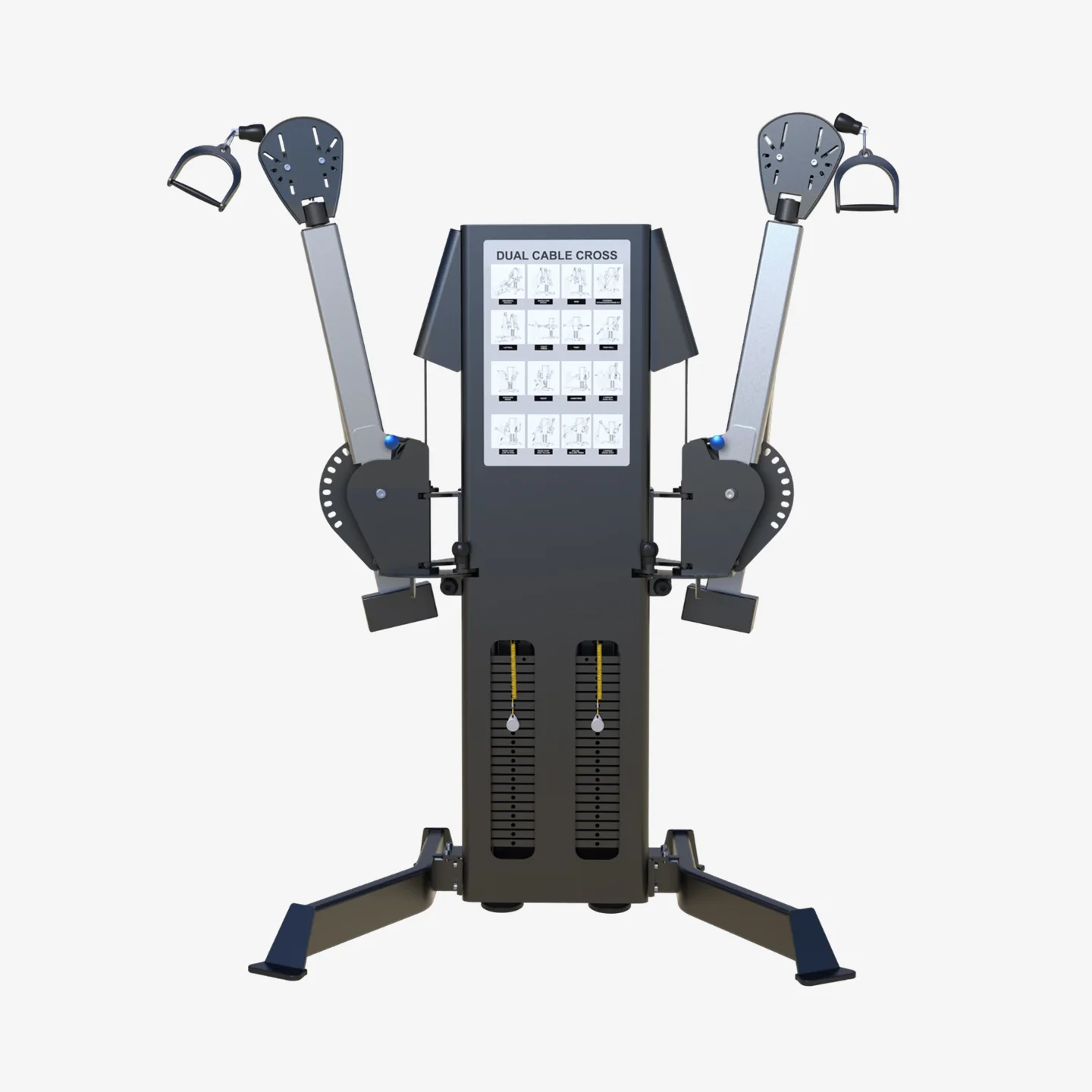 Aparato max crossover dual con peso integrado