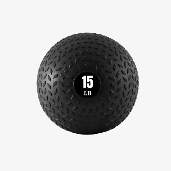 Slam ball anti-slip de 15 libras para entrenamiento