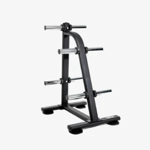 Rack para discos olimpicos de tres niveles