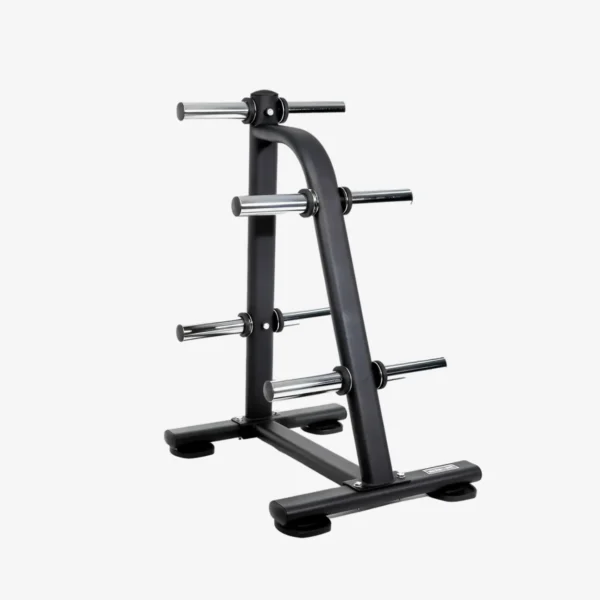 Rack para discos olimpicos de tres niveles