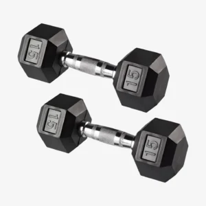 Par de Mancuernas Hexagonales de 3lb – 100lb - Par 15 libras