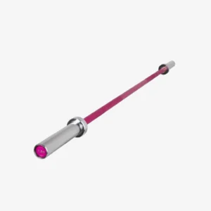 Barra semi olímpica 1.80 mt en color rosa