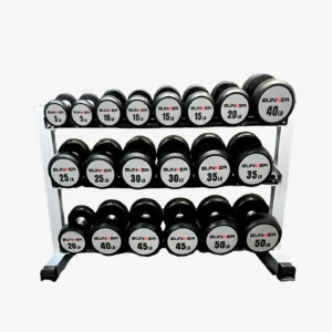 Mancuernas redondas sin rack de 05 – 50 lb