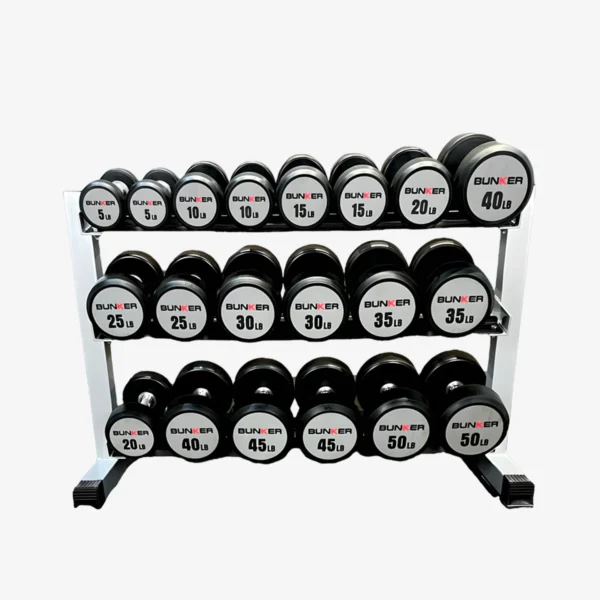 Mancuernas redondas sin rack de 05 – 50 lb