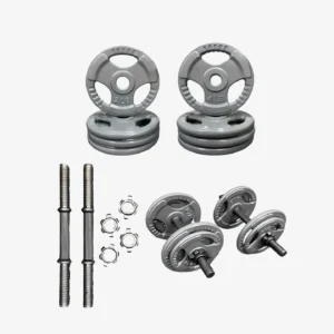 Set de mancuernas de acero estándar - Set 30 libras