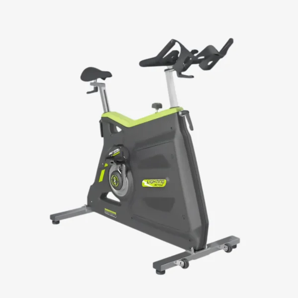 bicicleta de spinning lightning cardio fitness maquinas de gimnasio aparatos para gimnasios zone sports