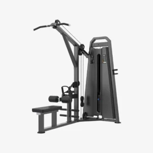 Equipo jalón de espalda y remo con peso integrado